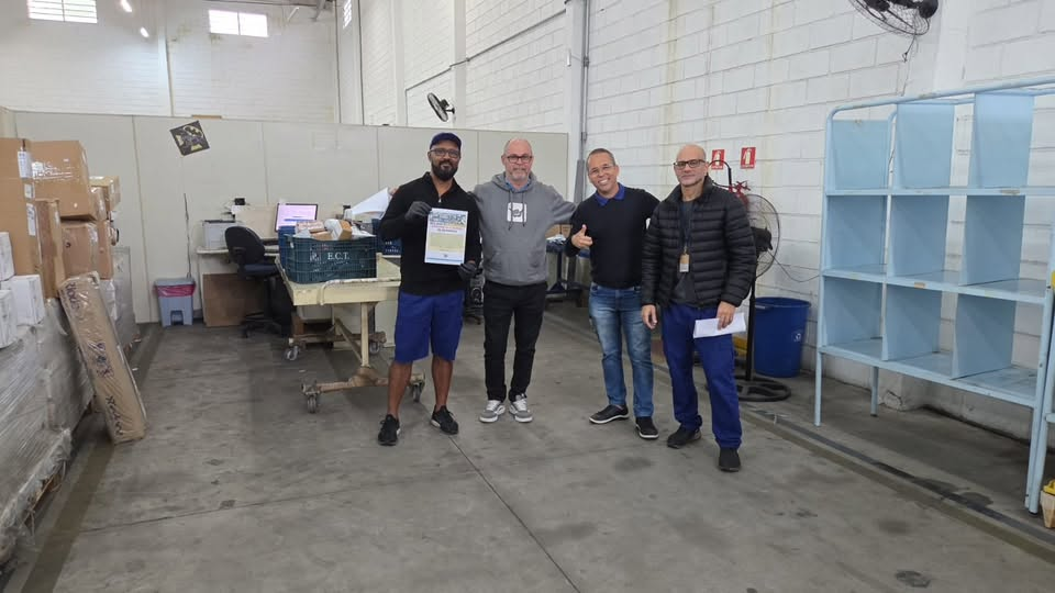 Momento da reunião da diretoria com os trabalhadores durante a Campanha Salarial 2026