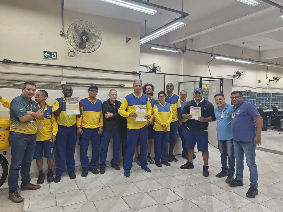 Diretoria do Sindicato apresentando as informações sobre o ACT 2026/2027 aos trabalhadores