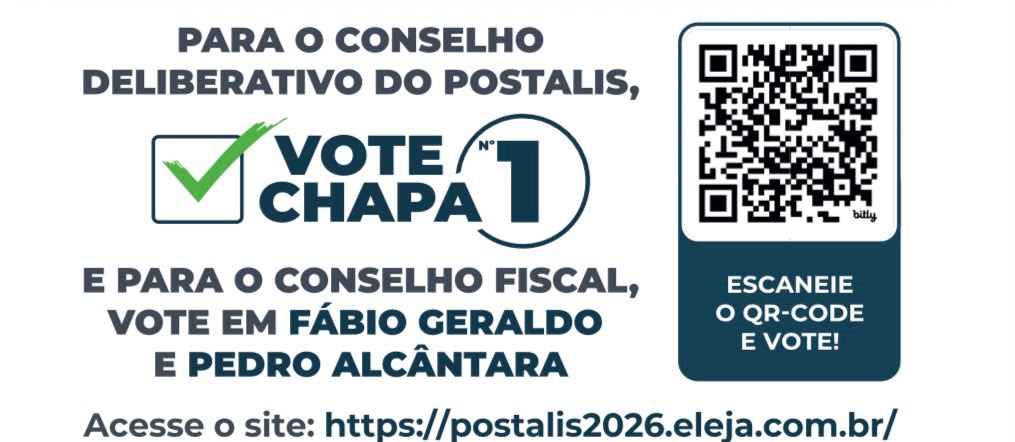 Companheiros apoiados na Votação Postalis